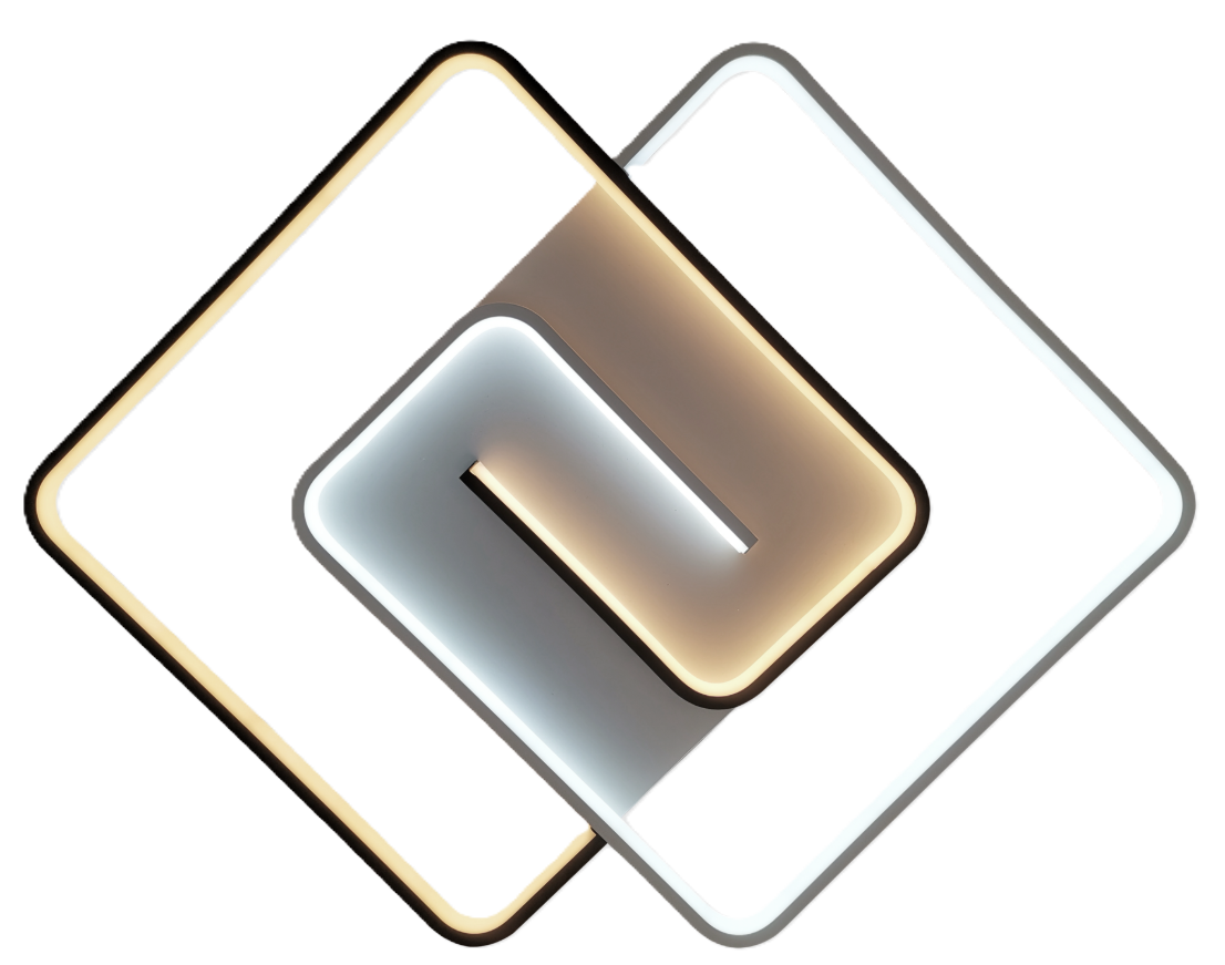 Фото 2 Світильник LED Smart DOMINO пульт квадрат 90W 3000-5000K IP20 Violux 220565