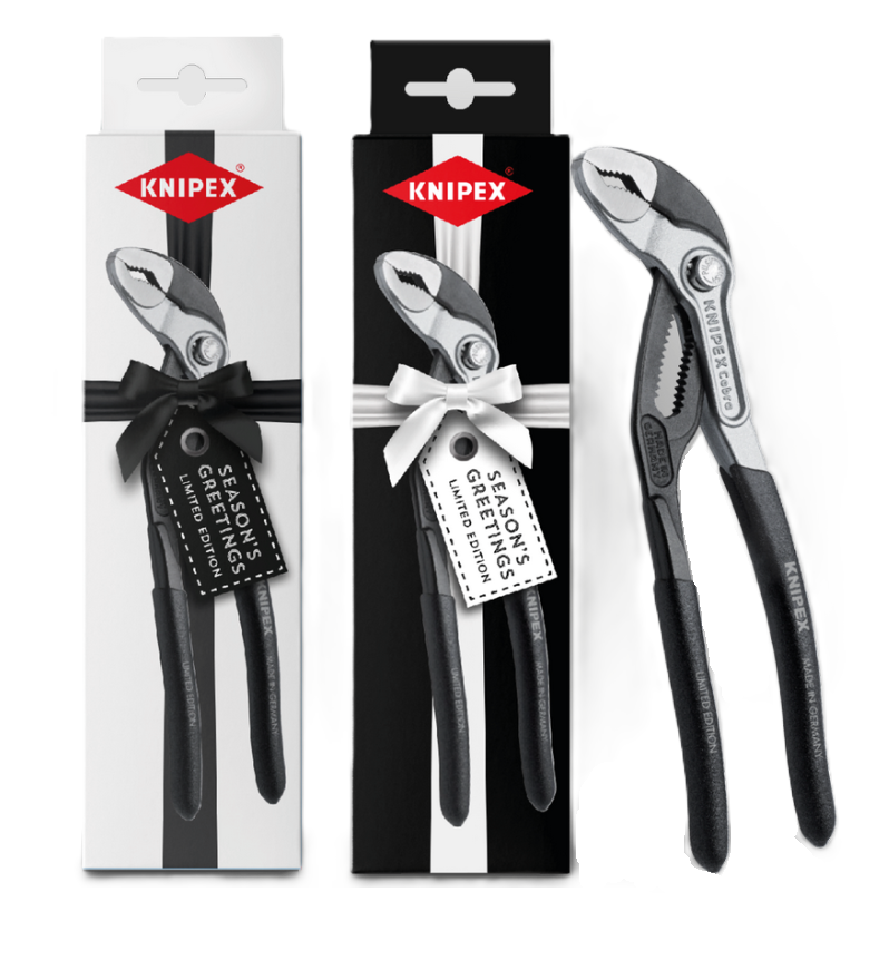 Фото Высокотехнологичные сантехнические клещи KNIPEX Cobra Limited Edition 87 99 180 S01 / 87 99 180 S02