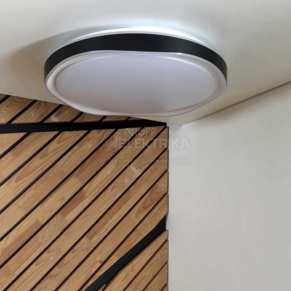 Фото 5 Светильник LED smart ARTEON круг 72W 3000-6000K IP20 черный Violux 220755