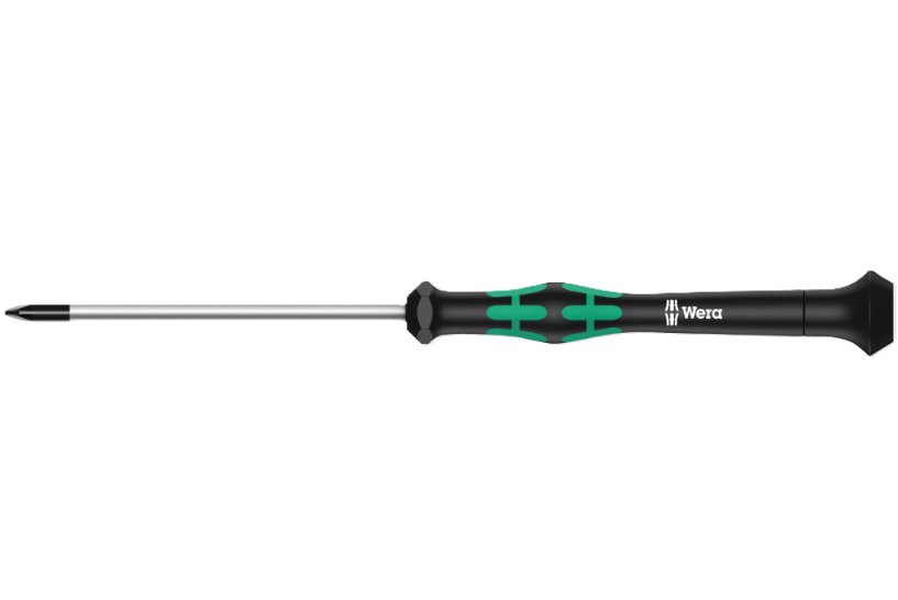 Фото Отвертка Pozidriv для электронщиков WERA 2055 PZ 05118032001 PZ1×80 мм