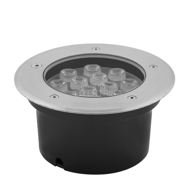 Фото Тротуарний світлодіодний світильник Feron SP4114 12Вт 2700K чорний