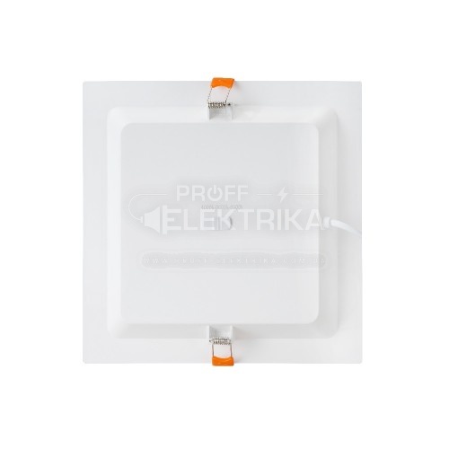 Фото 2 Светильник врезной ALEXIS/SQ-24 3CCT 24W HOROZ белый