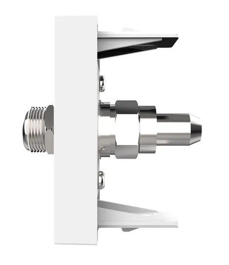 Фото 3 Механизм розетка спутниковая SAT белый Livolo