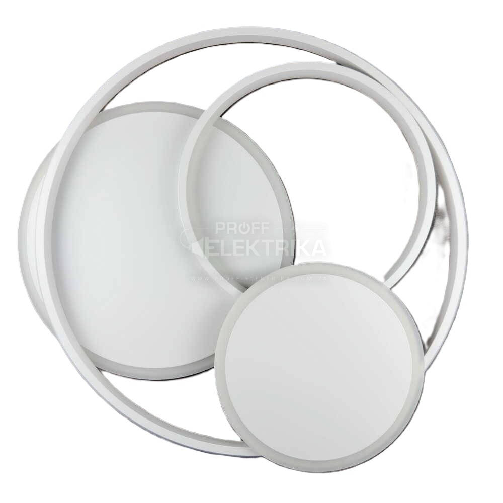 Фото 2 Світильник LED smart SPINER пульт 100W біле коло Violux 220525