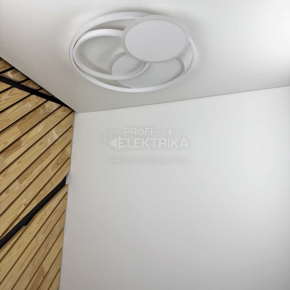 Фото 4 Світильник LED smart SPINER пульт 100W біле коло Violux 220525