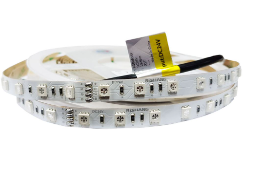 Фото Світлодіодна стрічка 60 Lm IP33 smd5050 24V RGB RN0060AP