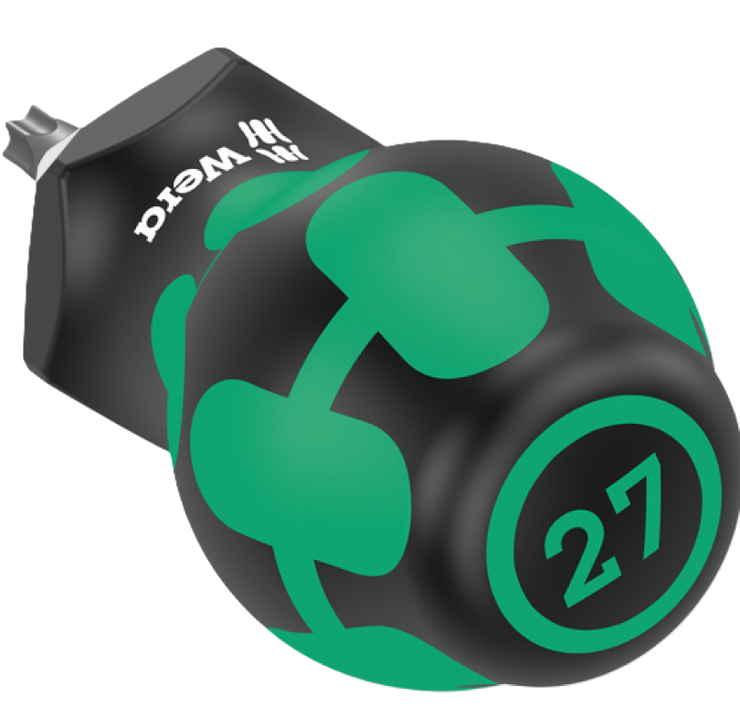 Фото 2 Викрутка для карбюраторів WERA 367 TORX Stubby TX27×54 мм 05008860001