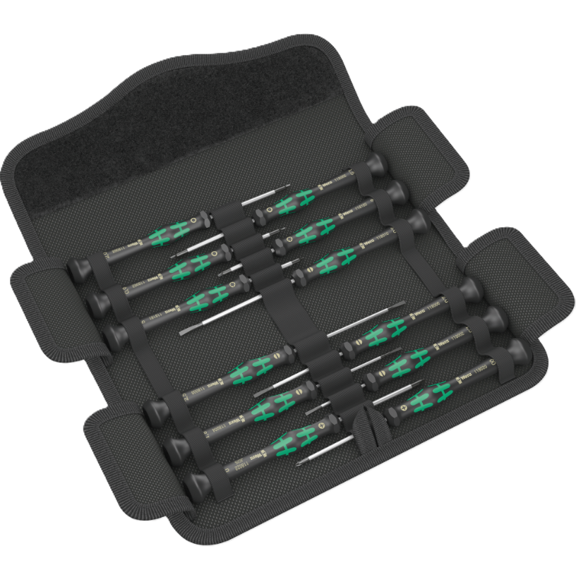 Фото Набір викруток для електронників WERA Kraftform Micro 12 Universal 1 05073675001