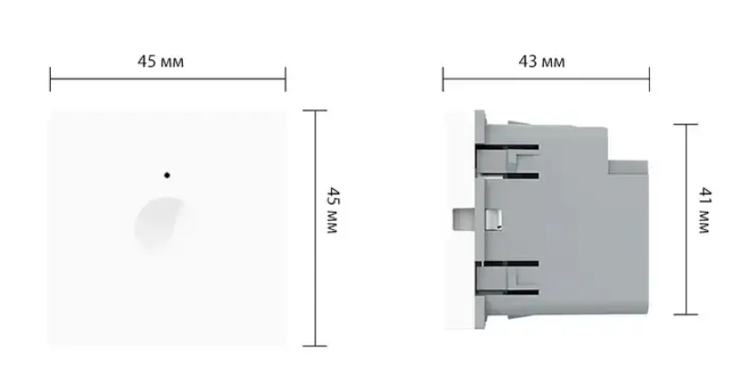 Фото 5 Механизм сенсорный проходной/перекрестный выключатель Sense 1 сенсор черный Livolo