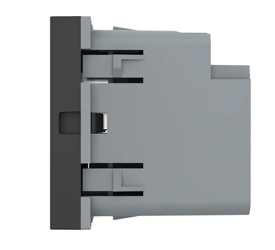 Фото 3 Механізм розетки USB-A та USB-C з Power Delivery 36W чорний Livolo