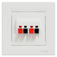 Аудіорозетка Schneider Electric Asfora біла