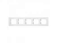 Рамка 5 постів Біла GRANO