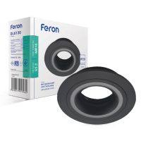 Встроенный светильник Feron DL6130 под лампу черный