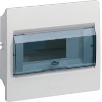 Щит на 8 модулів із прозорими дверцятами COSMOS