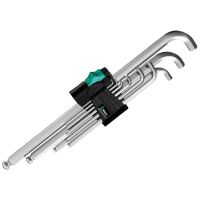 Набір Г-подібних ключів WERA 950/9 Hex-Plus 4 метричних хромованих 05073594001