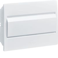 Щит на 12 модулів вбудований з білими дверцятами COSMOS