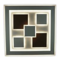 Світильник LED smart OXFORD пульт 110W 3000-6000K IP20 коричневий квадрат Violux 220435