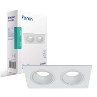 Встроенный поворотный светильник Feron DL0385 под лампу белый