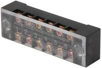 Клемна колодка захищена чорна 6 полюсів 15 А E-NEXT
