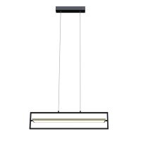 Світильник LED smart PRADA-P пульт 90W 3000-5000K IP20 прямокутник чорно-золотий Violux 220745