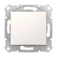 Вимикач одноклавішний слонова кістка "SEDNA"