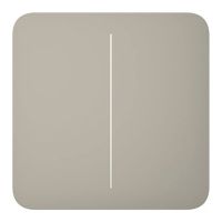 Розумний двоклавішний вимикач Ajax LightSwitch оливковий