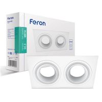 Встроенный светильник Feron DL6142 под лампу белый