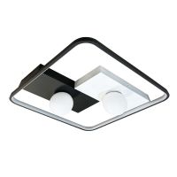 Світильник LED smart PICASSO-S пульт 85W 3000-5000K IP20 квадрат біло-чорний Violux 220635