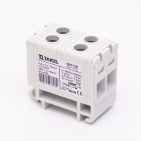 Клема силова ввідна подвійна UTB 1,5-16 сірий TAKEL