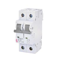 Автоматичний вимикач 2P 10A 6кА В ETIMAT 6 ETI