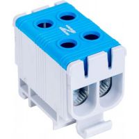 Клема подвійна UTB 6-50 синій TAKEL