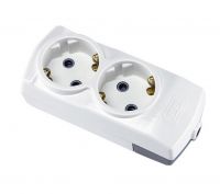 Колодка Violux 2 гнізда із заземленням 910190