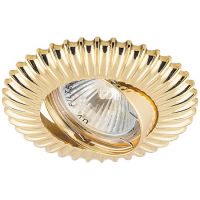 Вбудований світильник Feron DL6213 під лампу золото