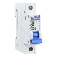 Автоматичний вимикач Acko ВА-2017/C 1P 6A 6кА C