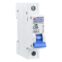 Автоматичний вимикач Acko ВА-2017/C 1P 50A 6кА C