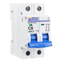 Автоматичний вимикач Acko ВА-2017/C 2P 16A 6кА C