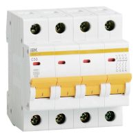 Автоматичний вимикач ІЕК ВА47-29М 4P 50A 4,5кА C