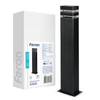 Архітектурний накладний світильник Feron DH0808 під лампу чорний