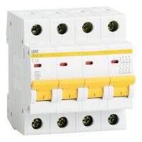 Автоматичний вимикач ІЕК BA47-29M 4P 16A 4,5кА C