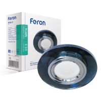 Вбудований світильник Feron 8050-2 під лампу сірий срібло