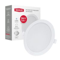 Светильник LED круг 24W 4100K IP44 RDL MAXUS
