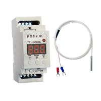 Терморегулятор Rubezh ТР-16/500 для високих температур на DIN-рейці 16А 220В датчик до 200°C