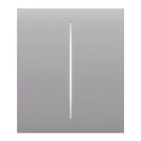 Центральна кнопка для вимикача Ajax CenterButton 2-gang світло-сіра