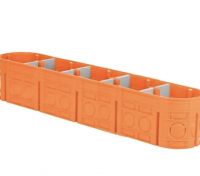 Коробка установочная подрозетник бетон-кирпич пятиместная SIMET