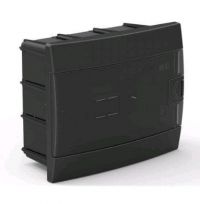 Щит на 12 модулів вбудований чорний HOROZ