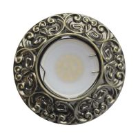 Вбудований світильник Feron CD004 під лампу антична мідь