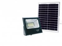 Прожектор LED 100W на солнечной батарее с микроволновым датчиком LUXEL