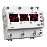 Трехфазное реле напряжения с контролем тока VA-3F40A M6R DigiTOP
