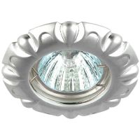 Вбудований поворотний світильник Feron DL6124 під лампу хром