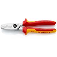 Ножницы для резки кабелей с двойными режущими кромками KNIPEX 95 16 200